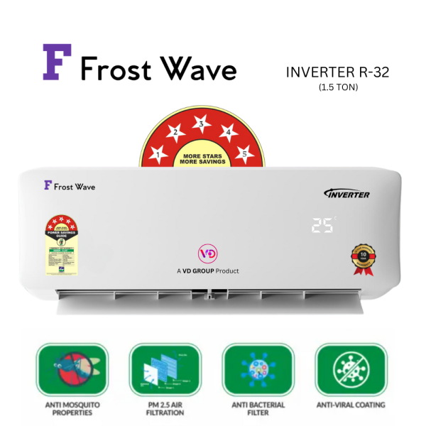 VDG FrostWave 1.5 Ton 5 Star Inverter AC